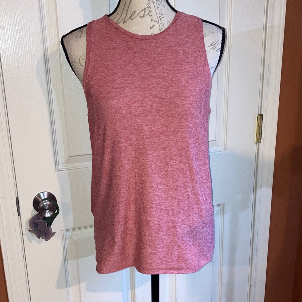 Outdoor Voices Sleeveless Top Heathered Red Athleticwear Athleisure sz Medium